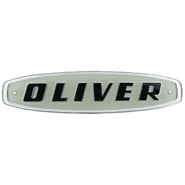 Aftermarket 101430A Front Black Emblem For Oliver Tractor Models 550 770 880 950 990 995 SHN20-0101 - main